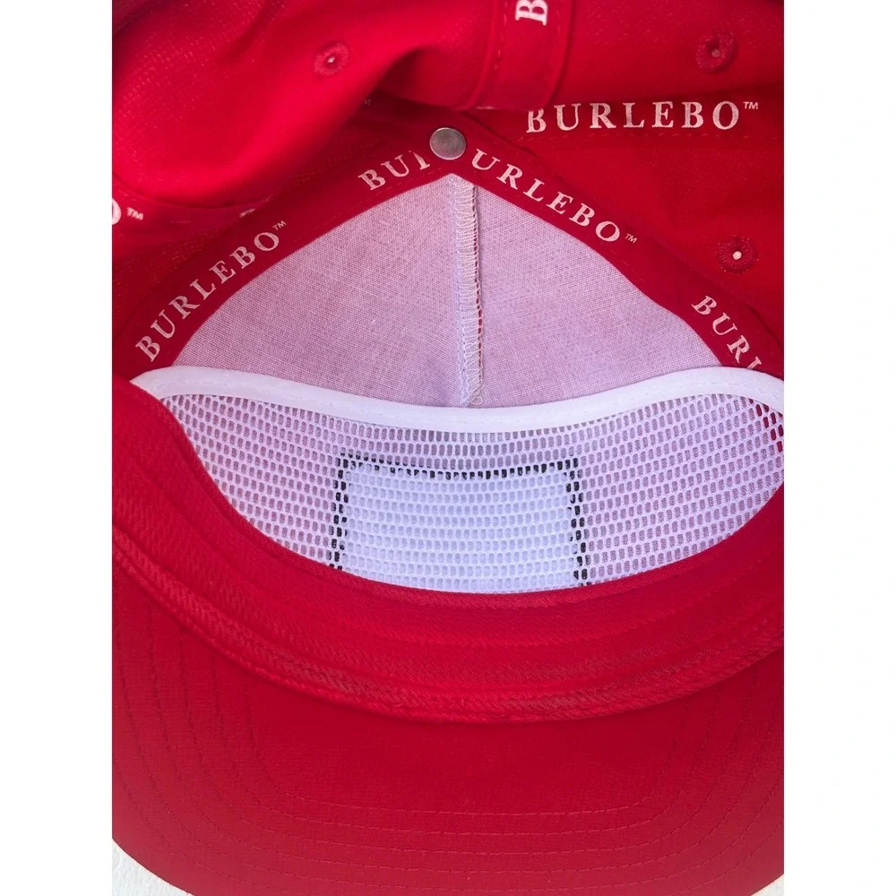 Burlebo Red Wood Duck Stamp Rope Hat Performance Snapback Cap Mens Outdoor